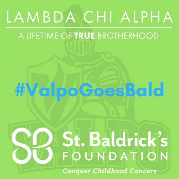 Valparaiso University St. Baldrick's Event Logo