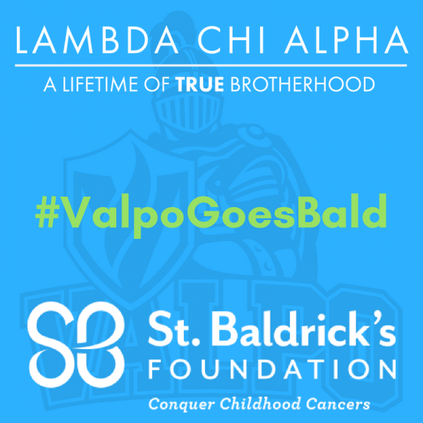 Valparaiso University St. Baldrick's Event Logo