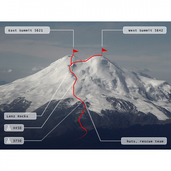 Climb For Five - 2012 - Mt Elbrus, Russia, (18,510 Feet) Event Logo