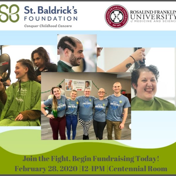 St Baldrick's Event at Rosalind Franklin University Event Logo