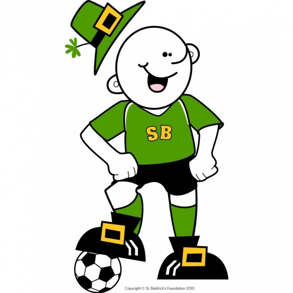 'SoccerBALD' for St. Baldrick's Event Logo