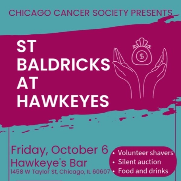 UICOM Chicago Cancer Society Presents: St. Baldrick’s Shave-a-Thon Event Logo