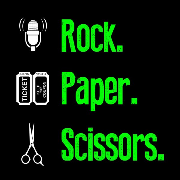 Rock, Paper, Scissors! Event Logo