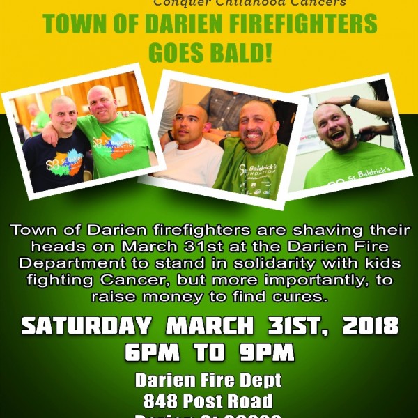 Town Of Darien Firefighters Shave The Way For Kids With Cancer Event Logo