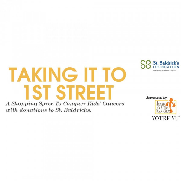 Taking It To First Street Fundraiser Logo