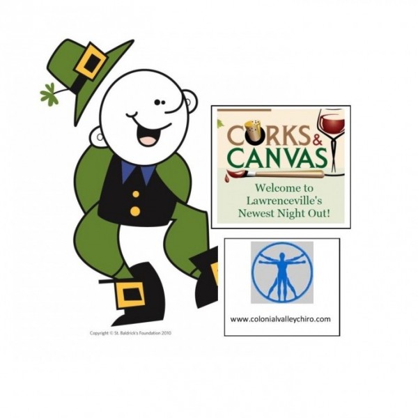 2015 Corks and Canvas Fundraiser Logo