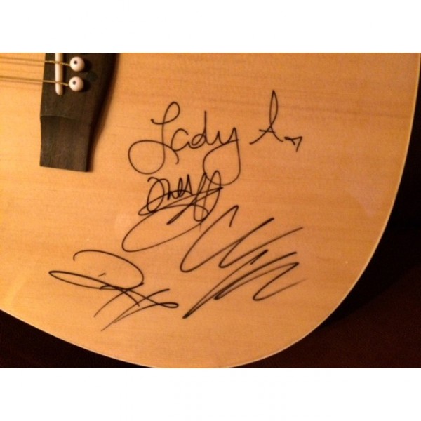 Win the Lady Antebellum Signed Guitar - Support Research for a Cure - Tickets Only $20 Each - NEED NOT BE PRESENT TO WIN - but we HOPE you'll be there with us to cheer on all the NEW BALDIES and pick up your signed GUITAR! Fundraiser Logo