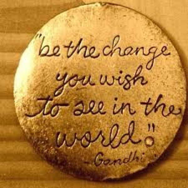 Be The Change you wish to see in the World Fundraiser Logo
