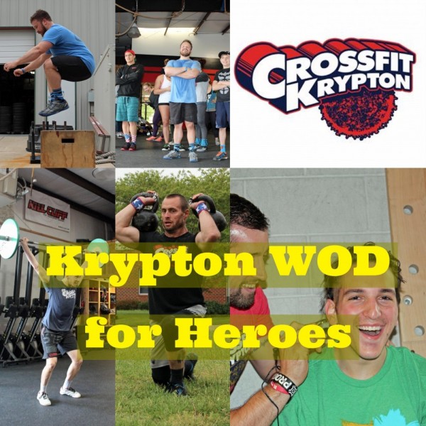 CrossFit Krypton - WOD for Heroes Fundraiser Logo