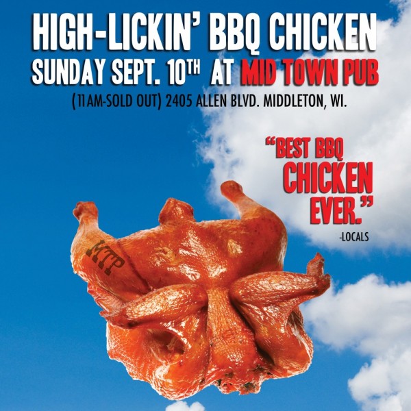 High Lickin' BBQ Chicken Fundraiser Logo