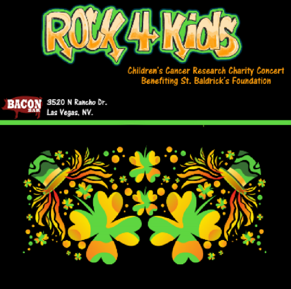 Rock for Kids - Children's Cancer Research Charity Concert Fundraiser Logo