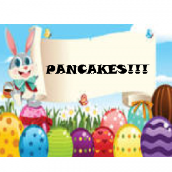 Easter Pancake Breakfast Fundraiser Logo