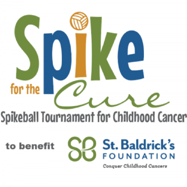 Spike for the Cure: A Spikeball Tournament for Childhood Cancer Fundraiser Logo