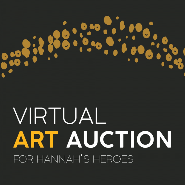 Hannah's Heroes - VIRTUAL ART AUCTION Fundraiser Logo