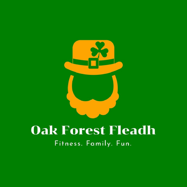 Oak Forest-Crestwood Area Chamber of Commerce Fleadh CNB Virtual 5k benefiting Julia's Legacy of Hope Hero Fund Fundraiser Logo