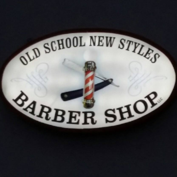 Old School New Styles Barbershop Grand Opening Celebration Fundraiser Logo