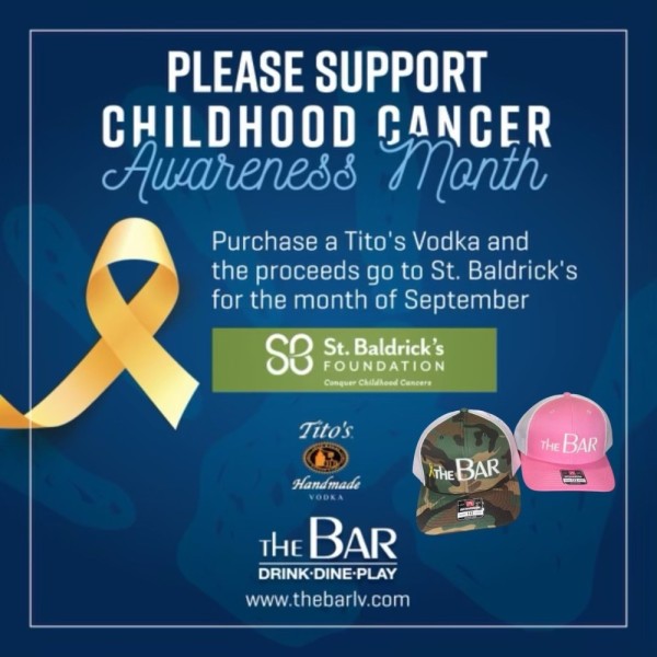 The Bar Helps Fight Childhood Cancer Fundraiser Logo