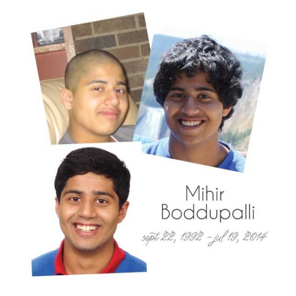 In Memory of Mihir Boddupalli Fundraiser Logo