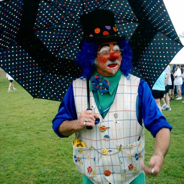 David Berry aka E.P.Chuckle-Berry the clown Before