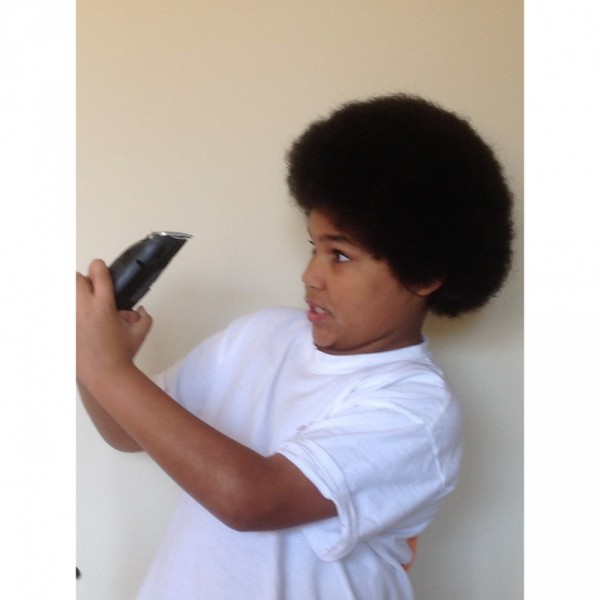 Josiah Hardney  "The Fro Must Go!" Before