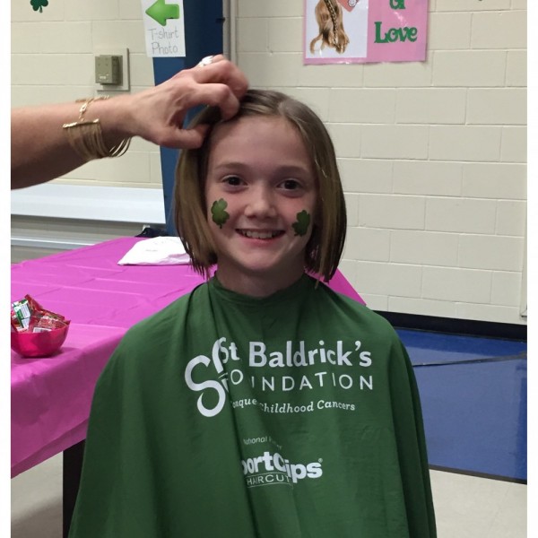 Anna Grace Gibson is cutting and donating her hair After
