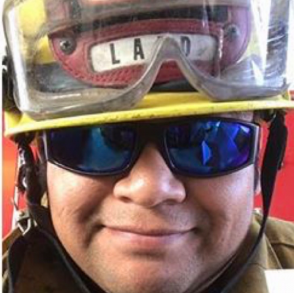 Firefighter Geovanny Mejia After