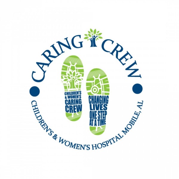 USA Children's and Women's Hospital Caring Crew Team Logo