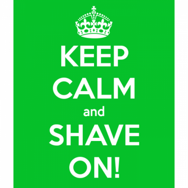 Keep Calm and Shave On! Team Logo