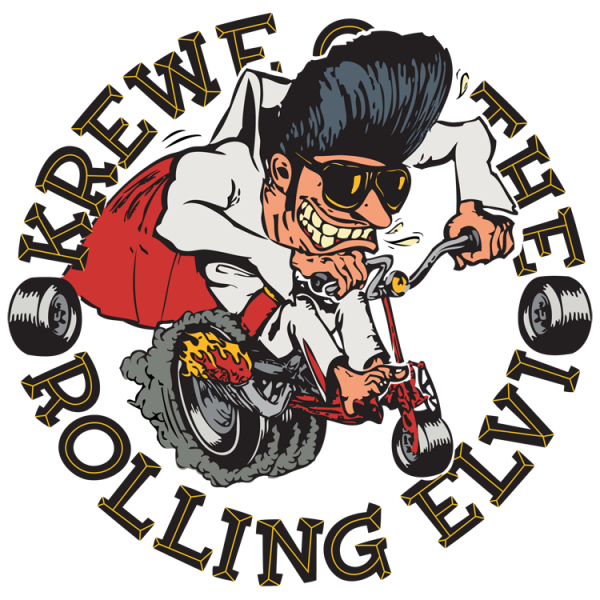 Krewe of the Rolling Elvi Team Logo