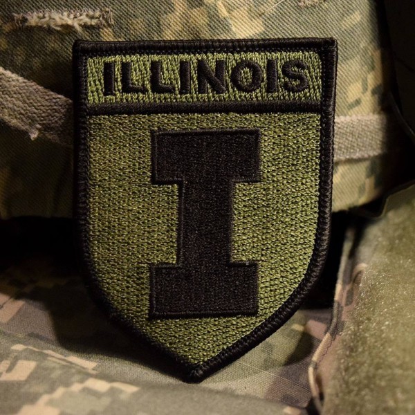 Fighting Illini Army ROTC Battalion Team Logo