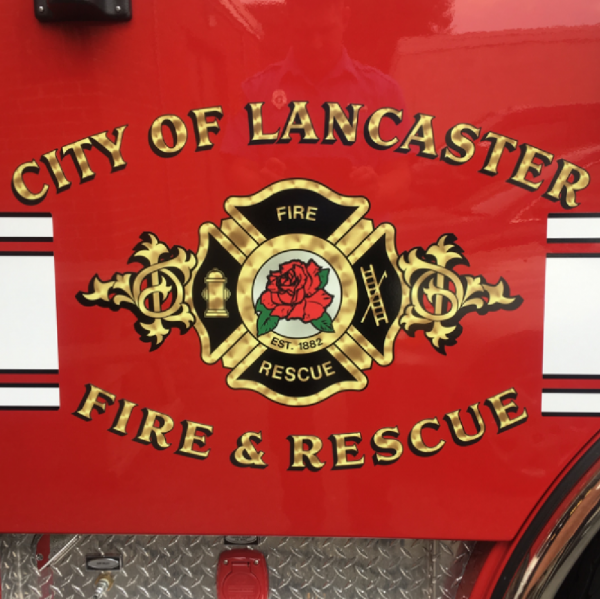 Lancaster City Bureau of Fire Team Logo