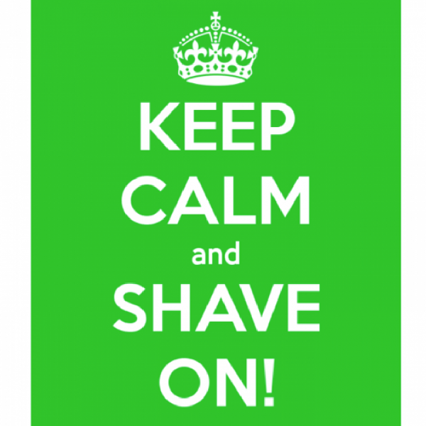 Keep Calm and Shave On! Team Logo