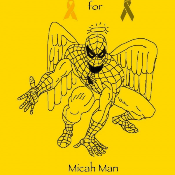 Team Spiderman for Micah Man Team Logo