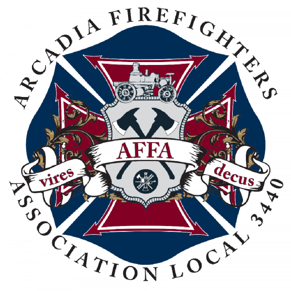 Arcadia Firefighters Association Team Logo