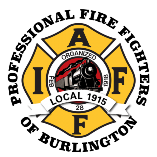 Professional Firefighters of Burlington Local 1915 Team Logo