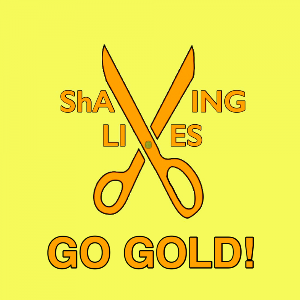 ShAVING LIVES MCH GO GOLD Team Logo