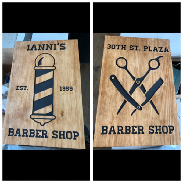 Ianni’s Perry Township and Plaza Barbershops Team Logo