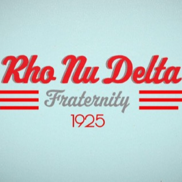Rho Nu Delta Fraternity Team Logo