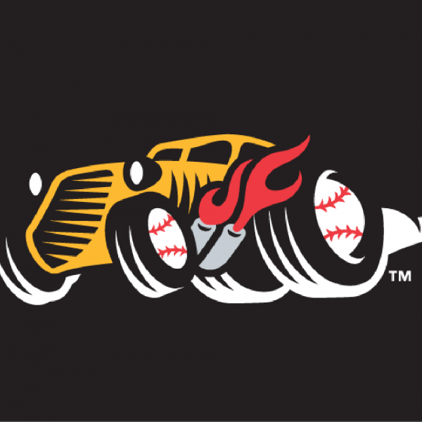 Minors Baseball-Hot Rods Team Logo