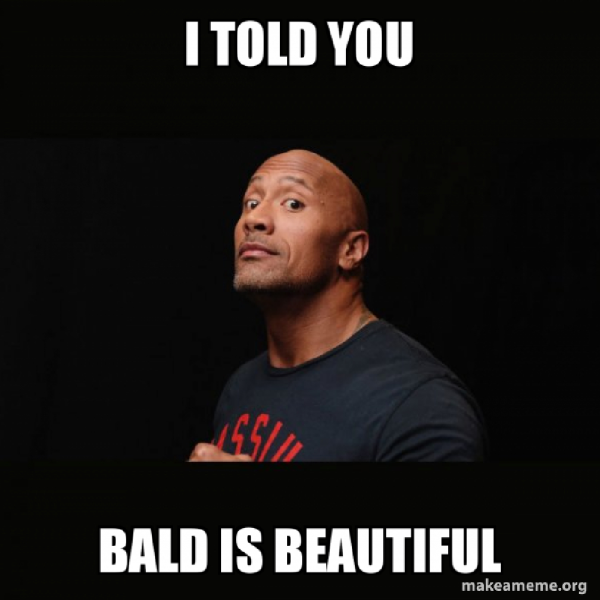 Bald Is Beautiful Team Logo
