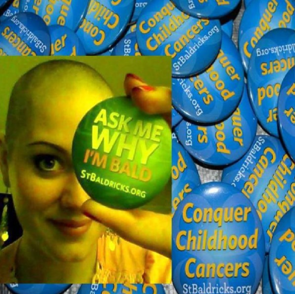 Rocking Bald For The Cause Team Logo