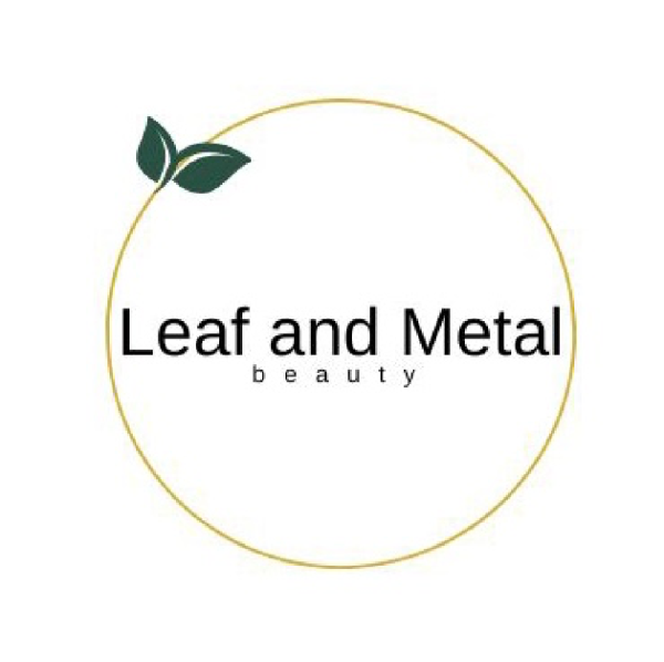 Leaf and Metal Beauty Team Logo