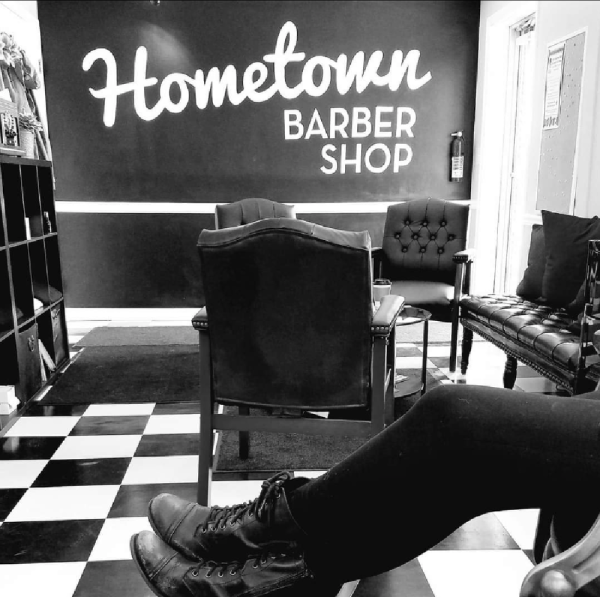 Hometown Barbershop Team Logo