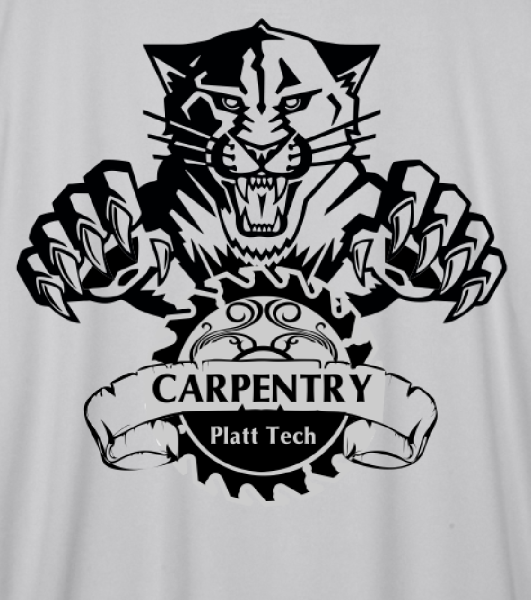Platt Tech Carpentry 2024 Team Logo