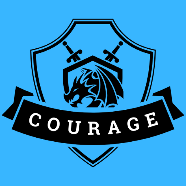 Team Courage:  Anders/Carbon/Ferrara Team Logo