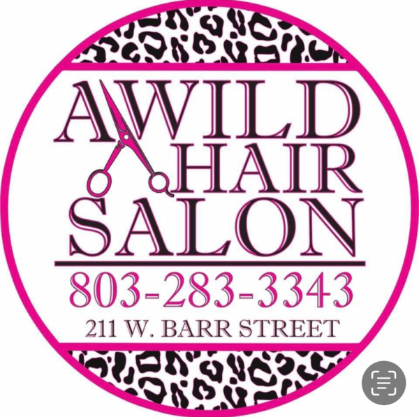 A Wild Hair Salon Team Logo