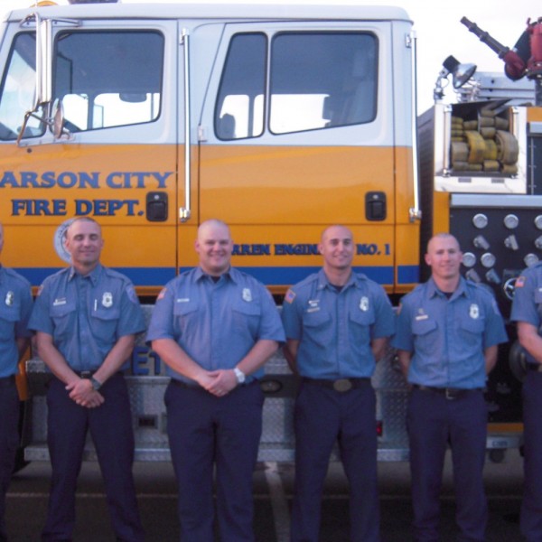 Carson City Firefighters Team Logo