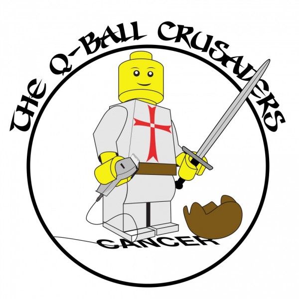 Q-Ball Crusaders - Buck Cancer Team Logo