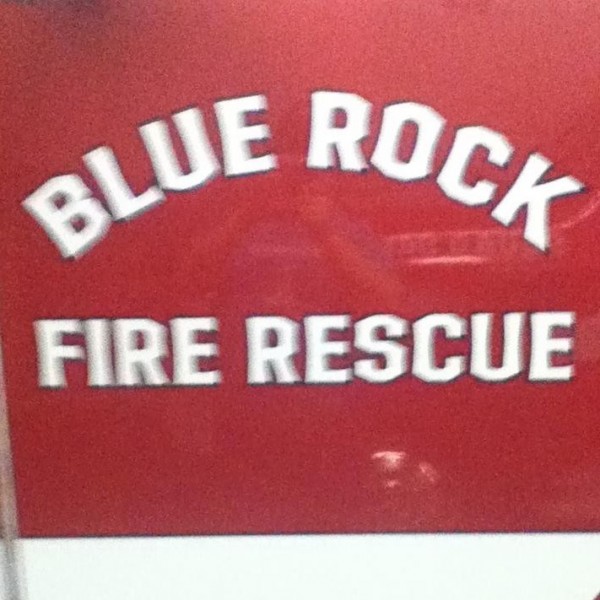 Blue Rock Fire Rescue Team Logo