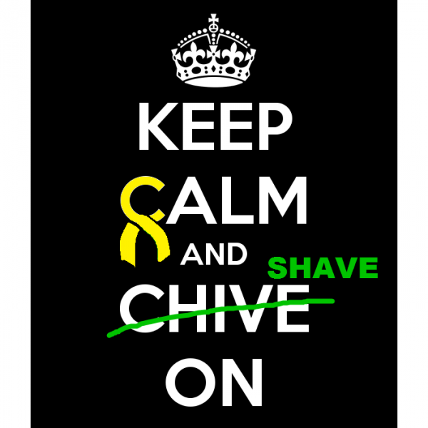 Keep Calm and SHAVE On Team Logo